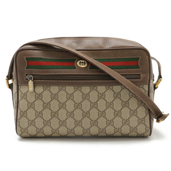 GUCCI Brown Shoulder Bag - Picture 1 of 9